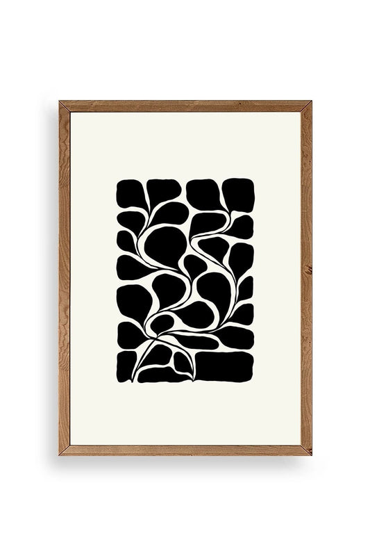 Desen Ahşap Çerçeveli Tablo 50 x 70