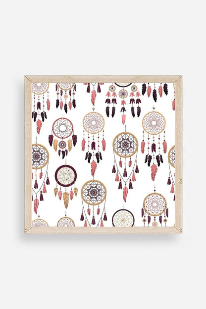 Rüya Kapanı Ahşap Çerçeveli Tablo 50 x 50