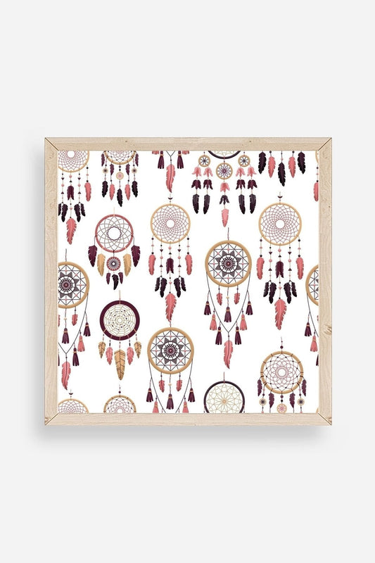 Rüya Kapanı Ahşap Çerçeveli Tablo 50 x 50