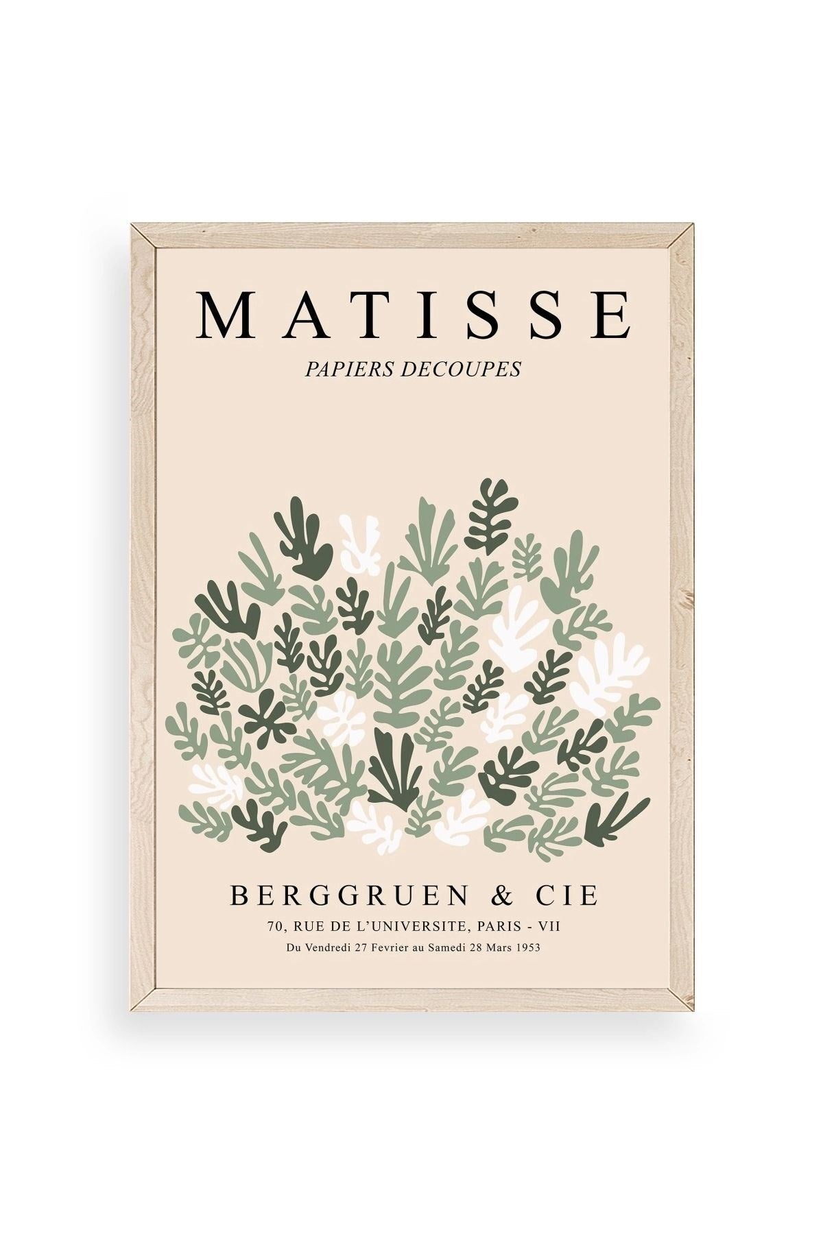 Matisse Ahşap Çerçeveli Tablo 17 x 23