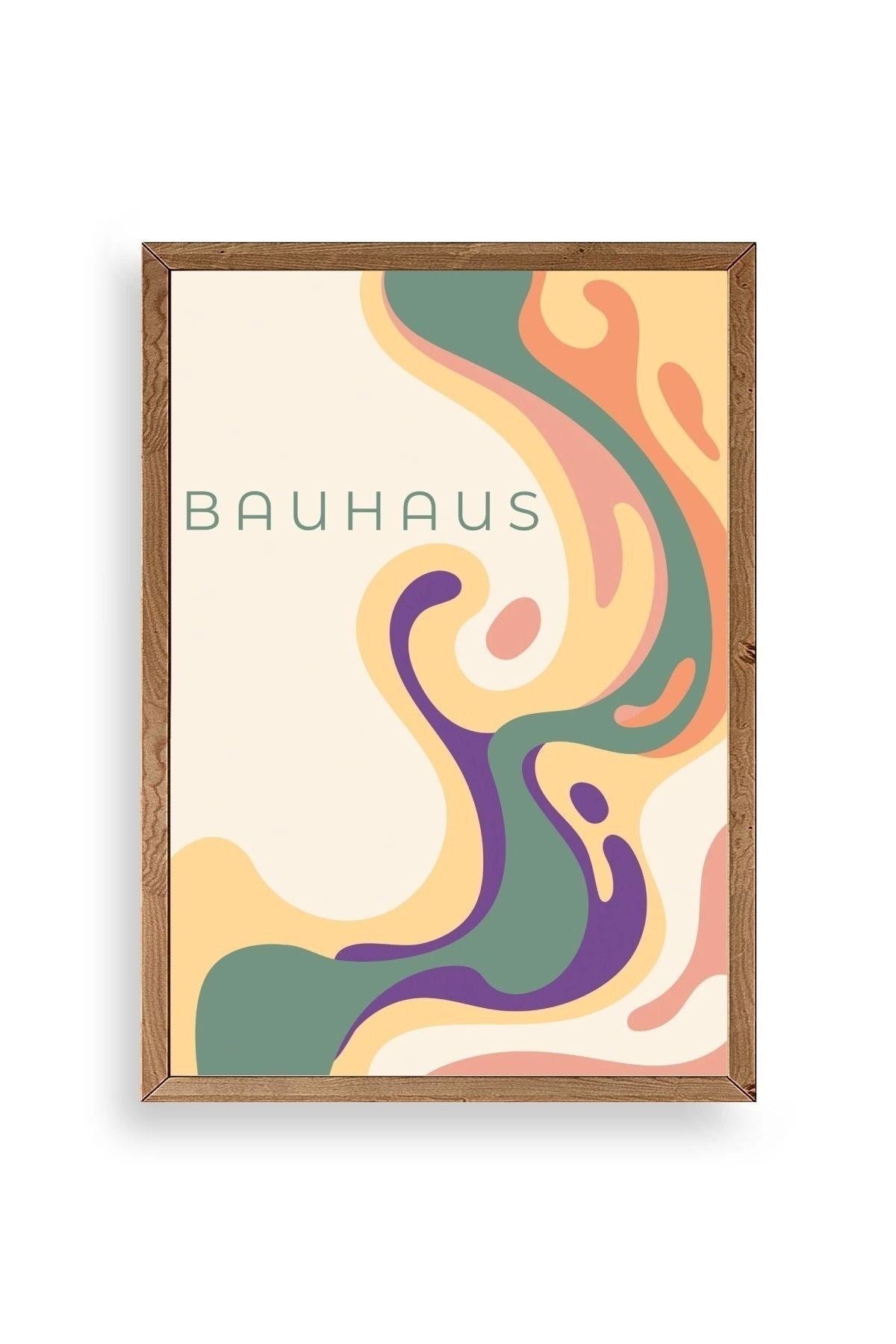 Bauhaus Ahşap Çerçeveli Tablo 50 x 70