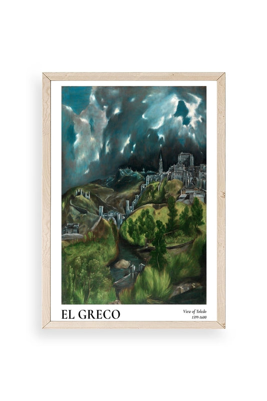 El Greco Ahşap Çerçeveli Tablo 30 x 42