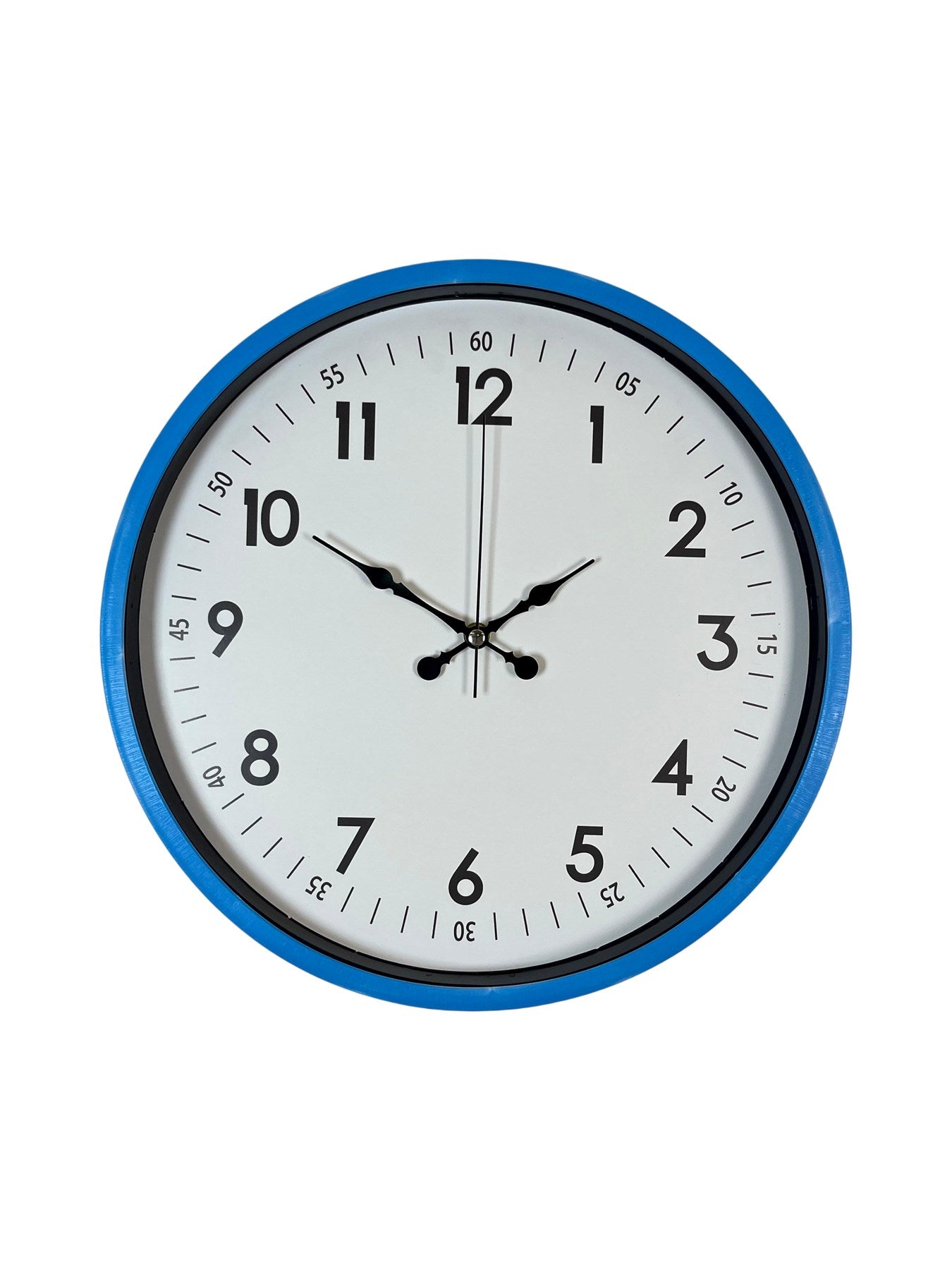 Zentime 36 Cm Mavi Dekoratif Duvar Saati