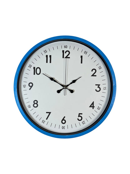 Zentime 36 Cm Mavi Dekoratif Duvar Saati