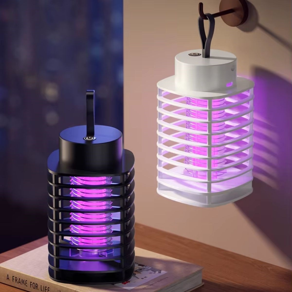 BUFFER® Otomatik Akıllı Sivrisinek Öldürme Lambası Şarj Elektrik Çarpması Sivrisinek Kovucu Lamba Öldürmek Masaüstü Duvar Asmak Sinek Kıran Y20