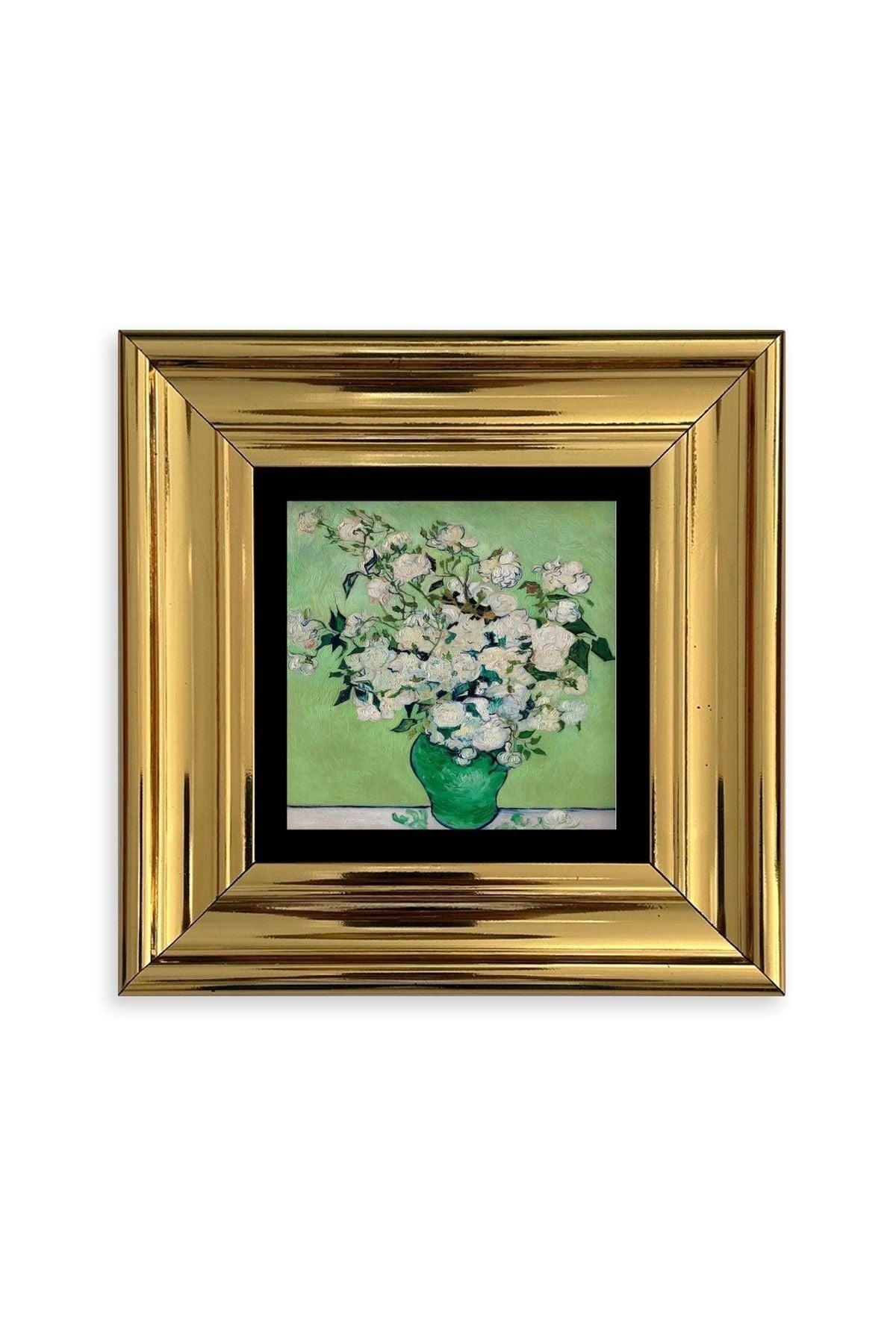 Van Gogh Çerçeveli Taş Tablo 20 cm