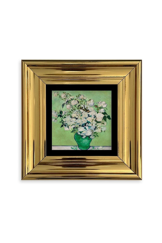 Van Gogh Çerçeveli Taş Tablo 20 cm