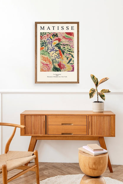 Henri Matisse Ahşap Çerçeveli Tablo 30 x 42