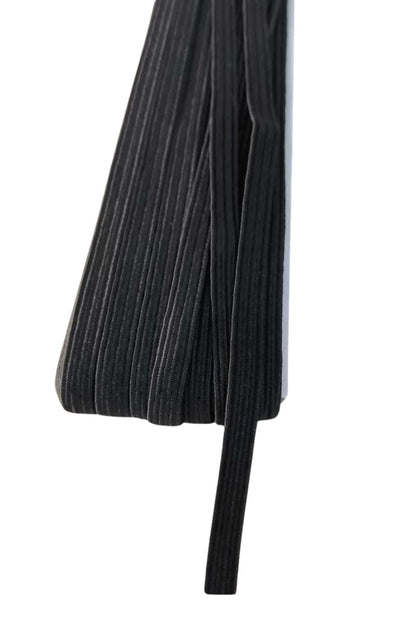 Lastik En 4 cm 10 Metre Siyah