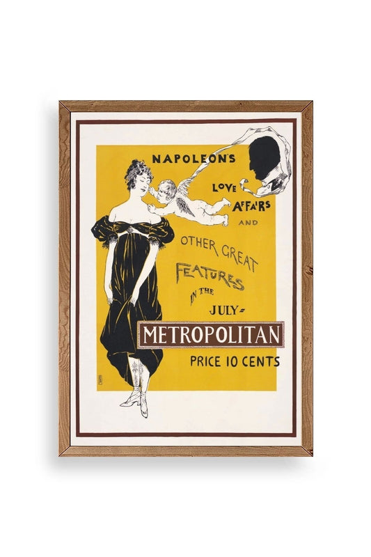 Metropolitan Ahşap Çerçeveli Tablo 50 x 70