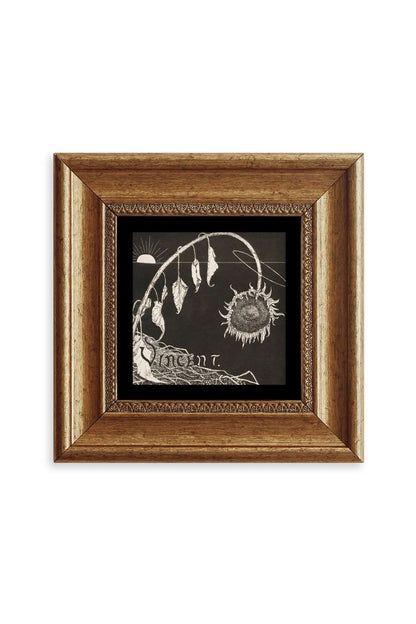 Van Gogh Çerçeveli Taş Tablo 20 cm