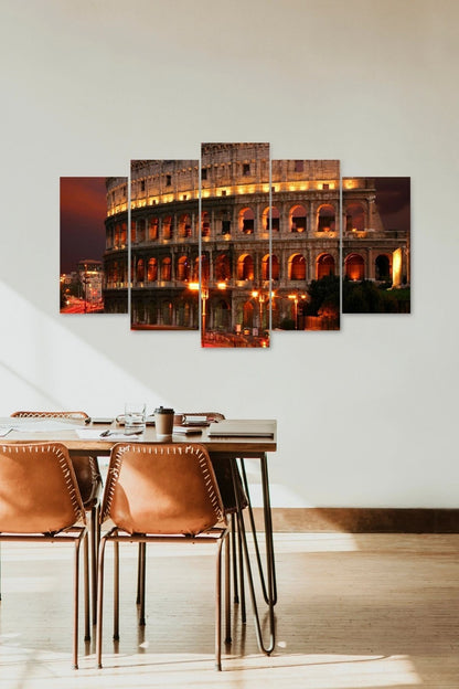 Roma Manzara 5 Parçalı Mdf Tablo 60 x 100