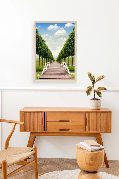 Manzara Ahşap Çerçeveli Tablo 23 x 30