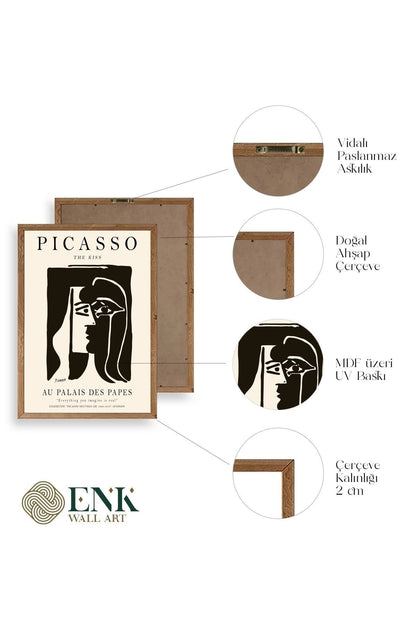 Picasso Ahşap Çerçeveli Tablo 30 x 42