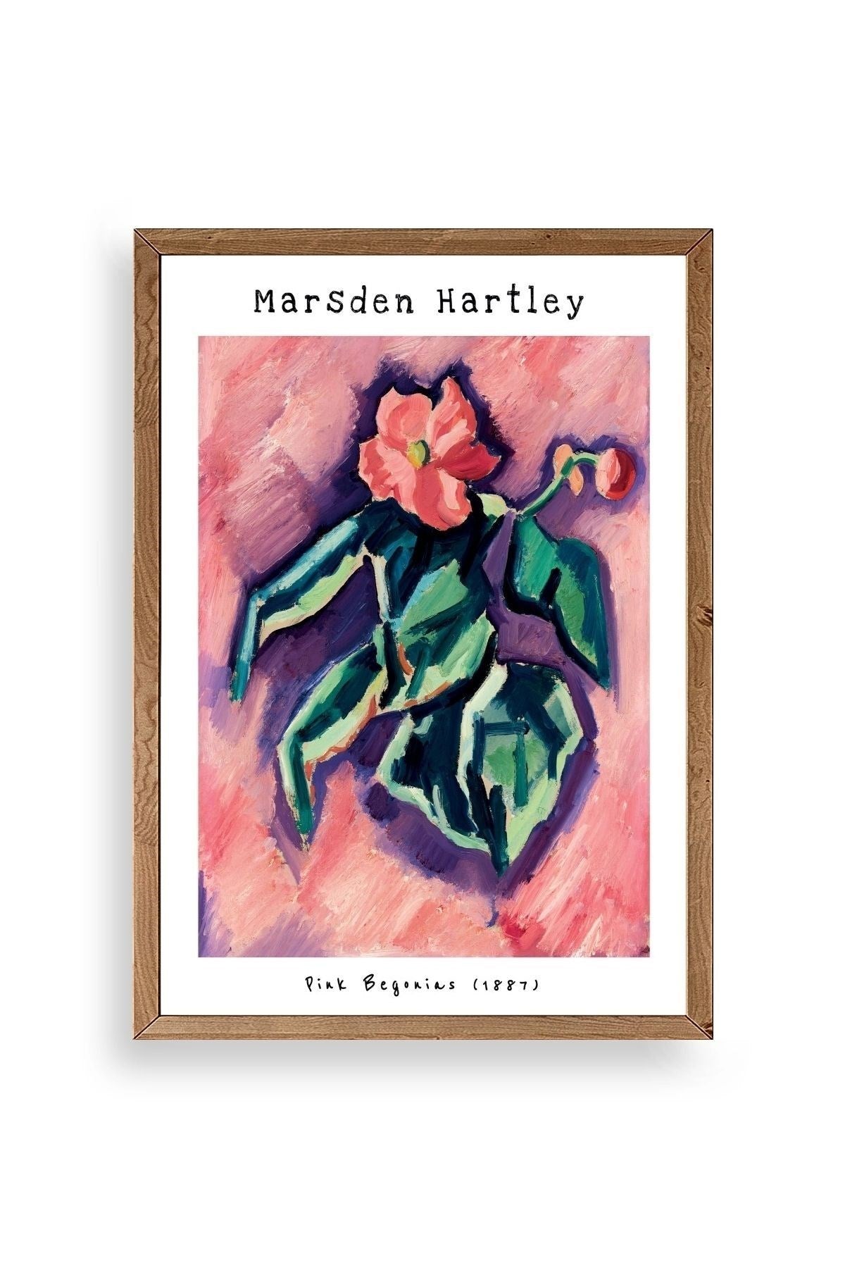 Marsden Hartley Ahşap Çerçeveli Tablo 23 x 30