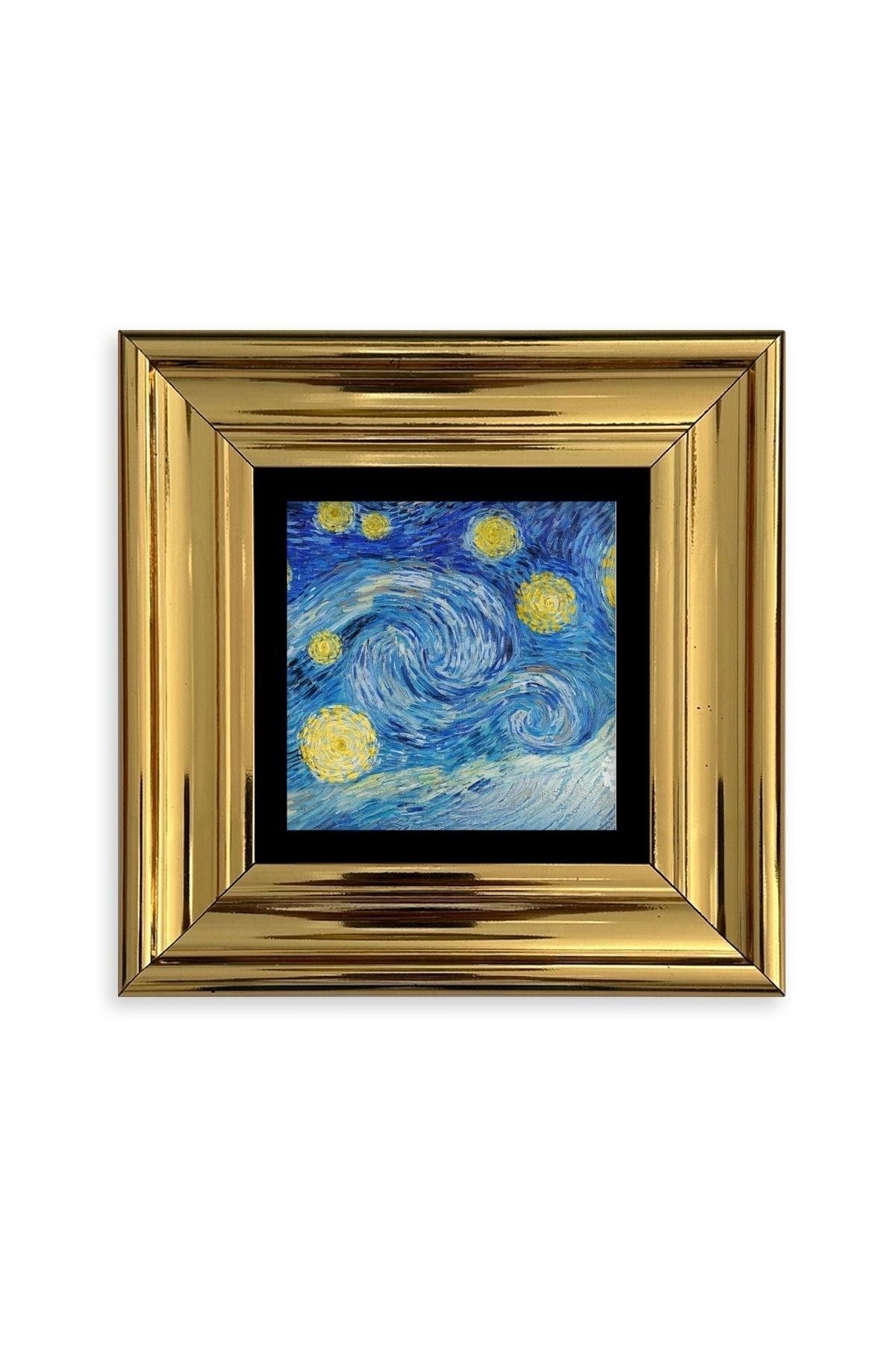 Van Gogh Çerçeveli Taş Tablo 20 cm
