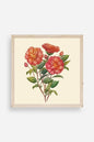 Çiçek Ahşap Çerçeveli Tablo 50 x 50