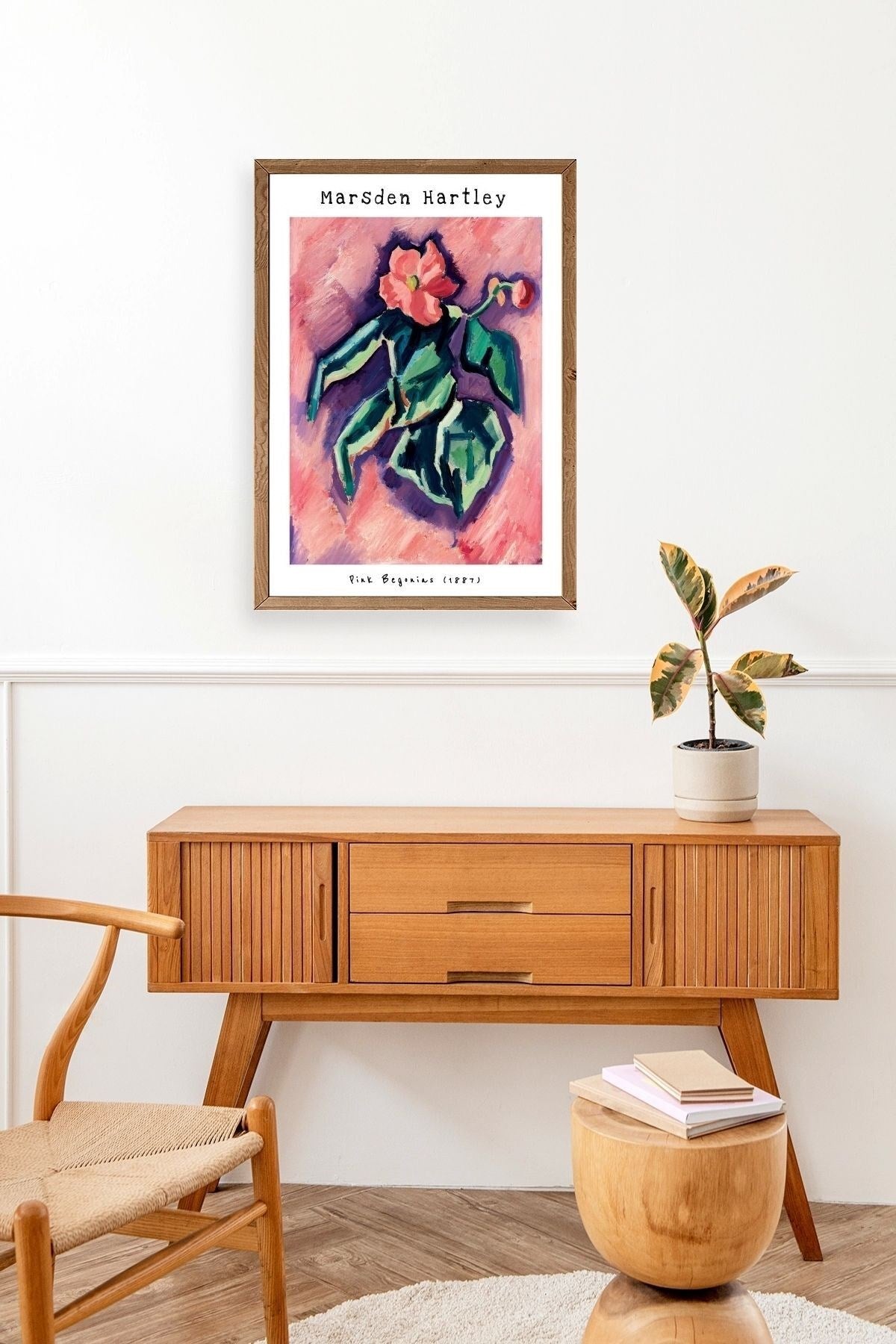 Marsden Hartley Ahşap Çerçeveli Tablo 50 x 70