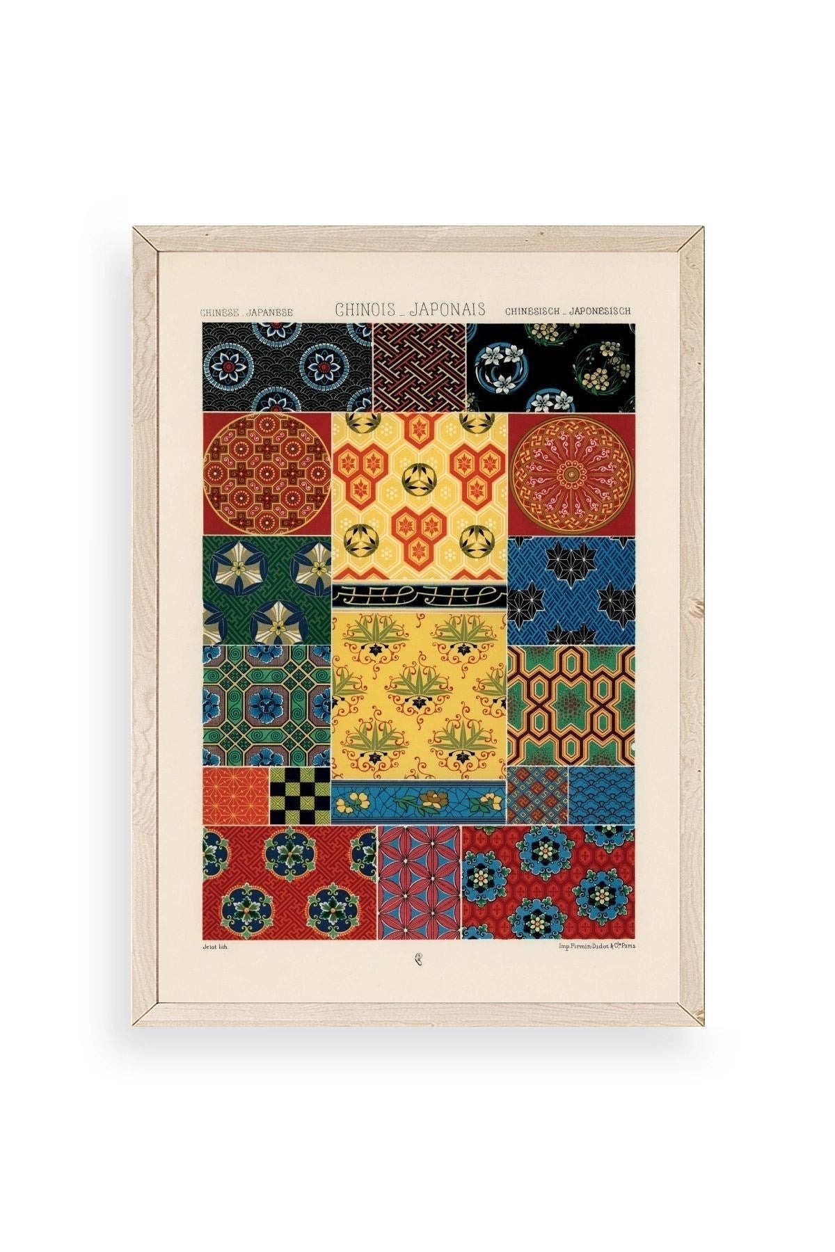 Motif Ahşap Çerçeveli Tablo 50 x 70