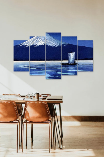 Manzara Doğa 5 Parçalı Mdf Tablo 60 x 100