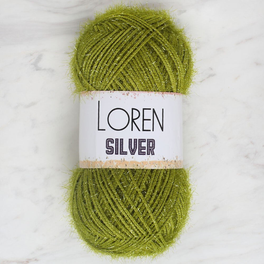 Loren Silver Yeşil El Örgü İpi - RS0044 - 34100