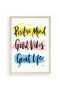 Motto Ahşap Çerçeveli Tablo 23 x 30