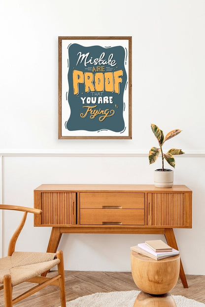 Motto Ahşap Çerçeveli Tablo 50 x 70
