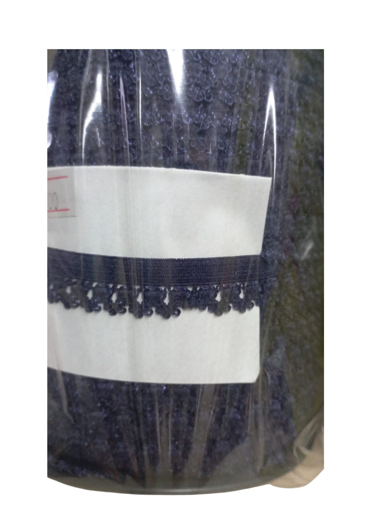 Çamaşır Lastiği Dantelli 1 cm 75 Metre 1 Top Lacivert