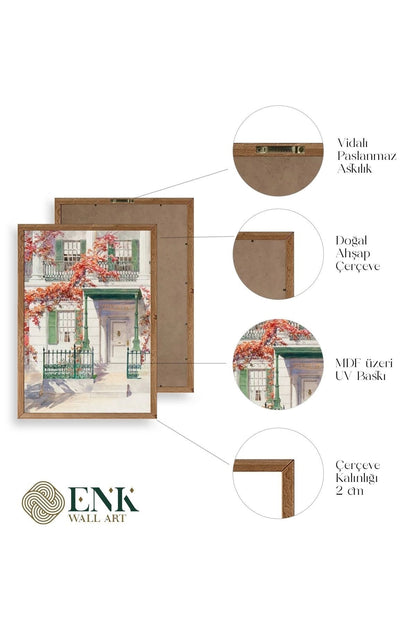 Gilbert Sackerman Ahşap Çerçeveli Tablo 30 x 42